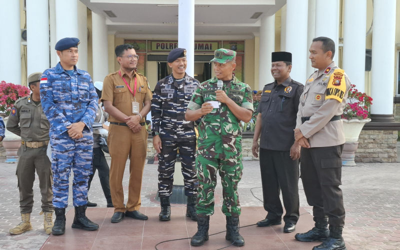 Dukung Ketertiban Lalu Lintas, Kodim Dumai Hadiri Apel Operasi Keselamatan Lancang Kuning 2026