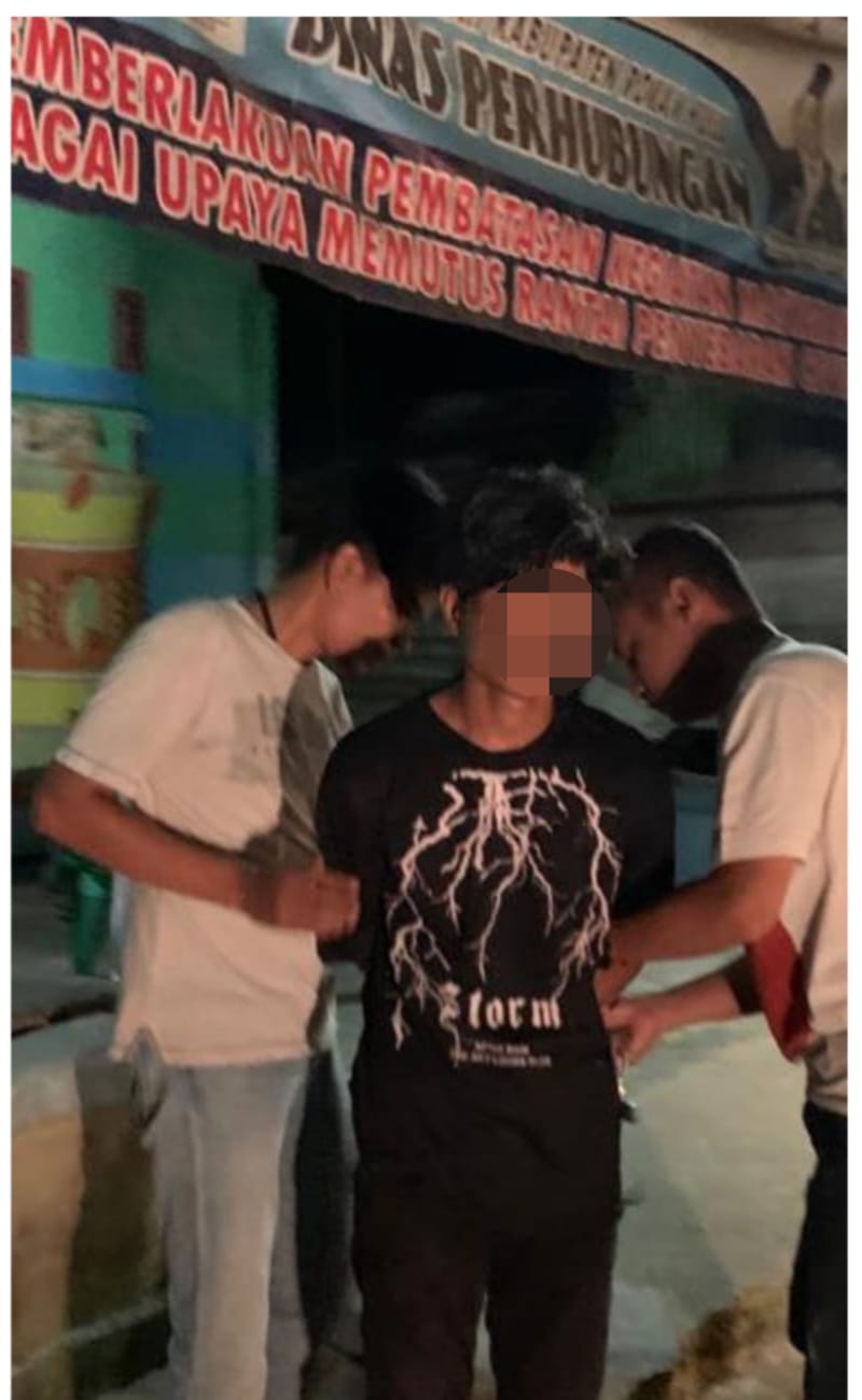 Diduga Maling Kabel Tembaga Milik PT PHR, Pria Ini Ditangkap Unit Reskrim Polsek Bonai Darussalam