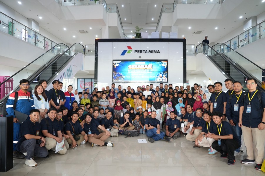 SEBARAN 5.0, Perwira Pertamina Hadirkan Kebahagiaan Bagi Anak Yatim dan Dhuafa