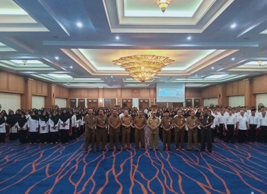 Ratusan Guru Dan Pejabat Fungsional Teknis Pemkab Rohul Terima SK PPPK