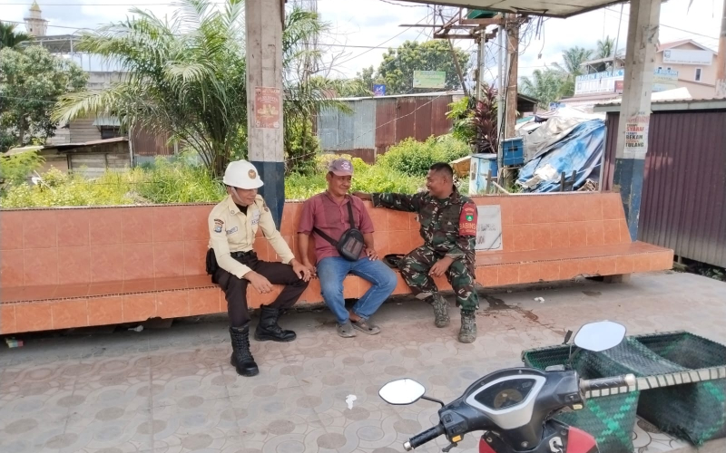 Penguatan Binter, Babinsa dan Security PHR Gelar Patroli Objek Vital Nasional di Dumai