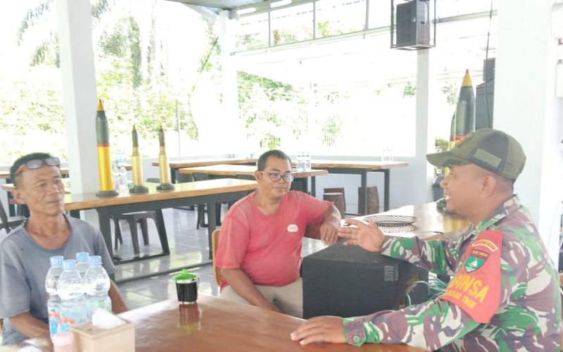 Koramil 02 Bukit Kapur dan PHR Patroli Amankan Jalur Pipa Minyak di Dumai