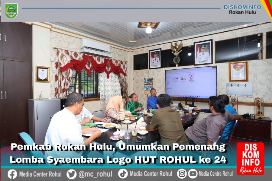 Pemkab Rokan Hulu Umumkan Pemenang Lomba Sayembara Logo HUT Rohul ke 24