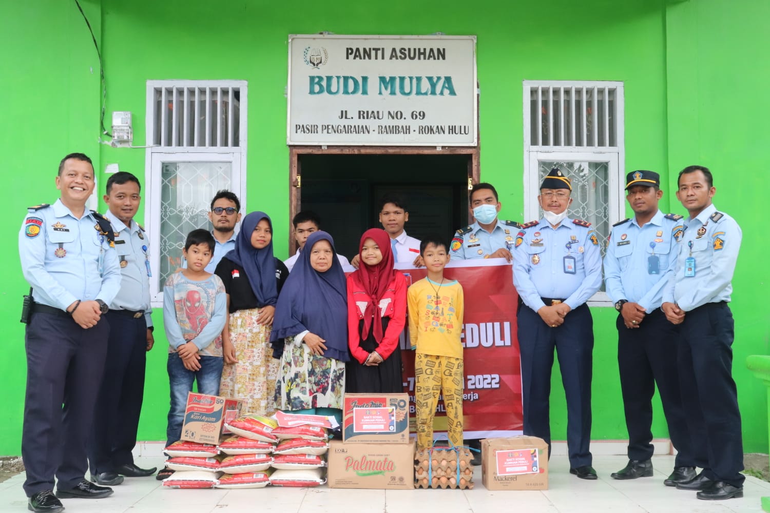 HDKD KE-77 LAPAS PASIR PENGARAIAN SERAHKAN BANTUAN SEMBAKO DI PANTI ASUHAN