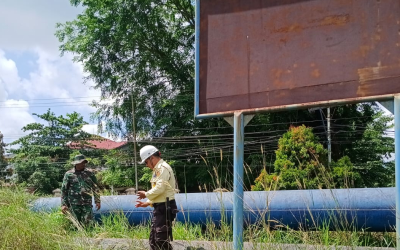 Koramil 01/Dumai dan Security PHR Gelar Patroli Terpadu Amankan Jalur Pipa Migas