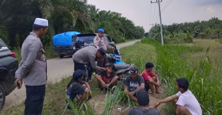 Ops Tertib Ramadhan, Personil Polsek Rambahhilir, Patroli Balap Liar Dan Premanisme