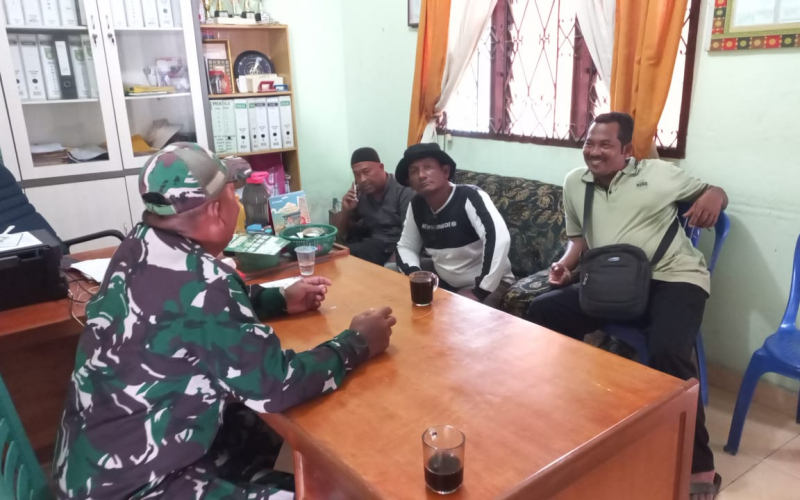 Personil Kodim Dumai Laksanakan Komsos, Perkuat Kemanunggalan TNI dan Masyarakat