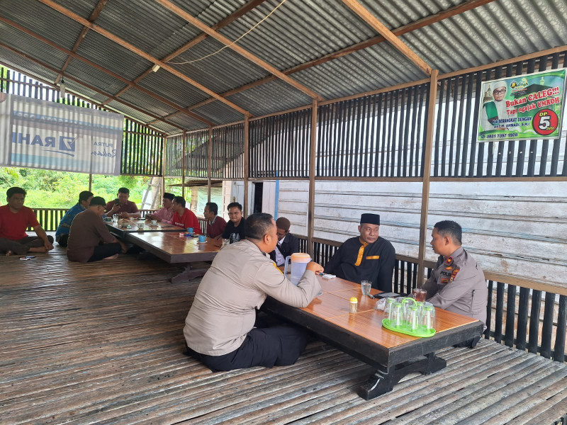 Giat Colling System, Harapan Wakapolres Rohul dan Tokoh Adat Wujudkan Kamtibmas Dalam PSU Pemilu DPRD