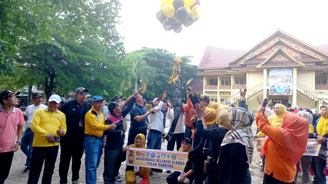 Kapolres Rohul Diwakili Kapolsek Ujung Batu Hadiri Car Free Day Momentum Memperingati HANI Tahun 2023