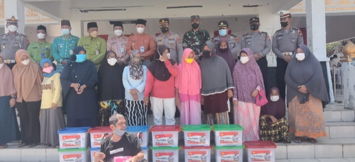 Polres Bersama Forkopimda Rohul Giat Vaksin Presisi Bakti Bhayangkara Dengan  Kapolri Secara  Daring 