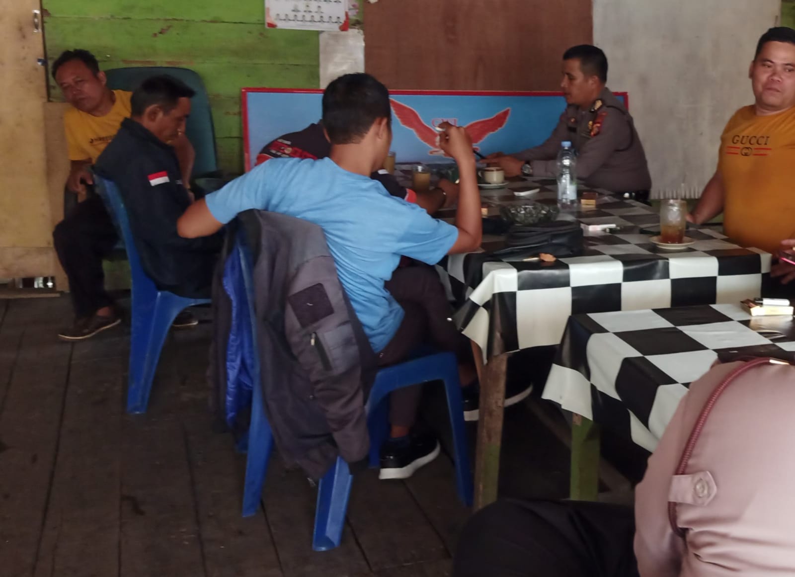 Kasat Binmas Polres Rohul AKP Hermawan Sambangi Insan Pers & LSM 