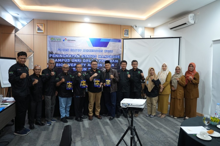 Tanam Lebih 20 Ribu Mangrove, R&P Project Sumatera PT KPI Bersama Unri Gelar FGD Pengembangan Kawasan Mangrove Eco-Edu Park di Purnama