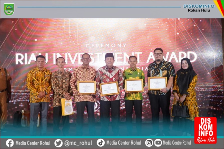 Ajang Riau Investment Award 2023 : Kabupaten Rokan Hulu Raih Berbagai Penghargaan