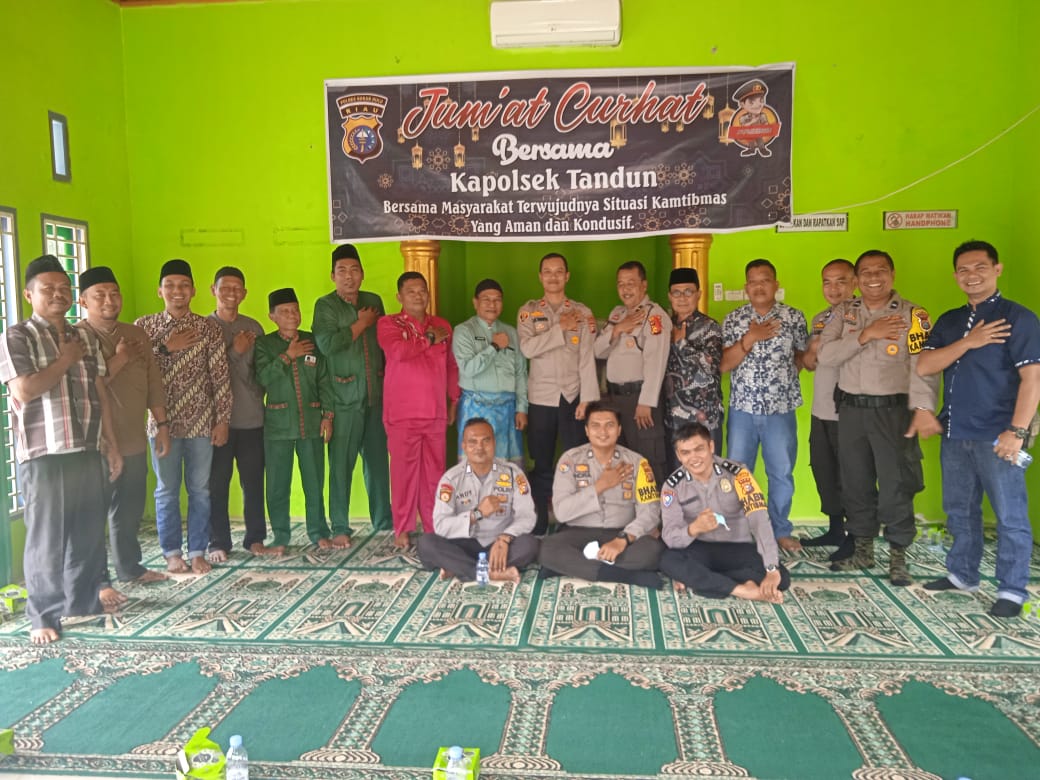 Giat Kapolsek Tandun Bersama Masyarakat Wujudkan Situasi Kamtibmas