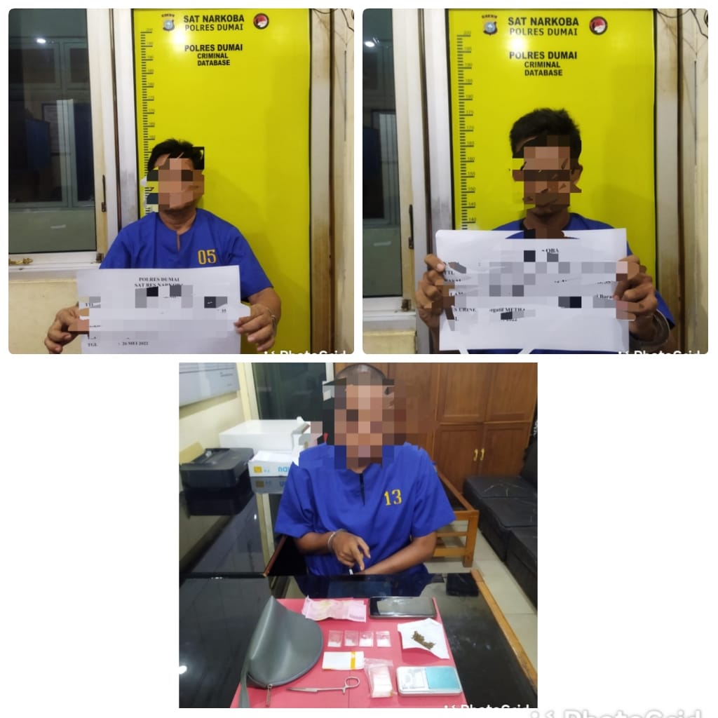 Hasil Pengembangan, Satres Narkoba Polres Dumai Kembali Tangkap Pengedar Dan Pengendali Narkotika