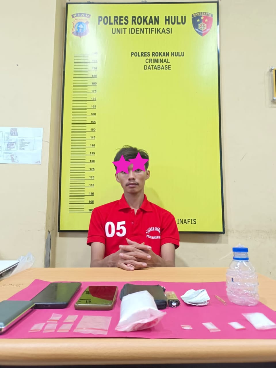 Pemilik Sabu Di Bangun Jaya Tak Berkutik Diringkus Personil Sat Resnarkoba  Polres Rohul
