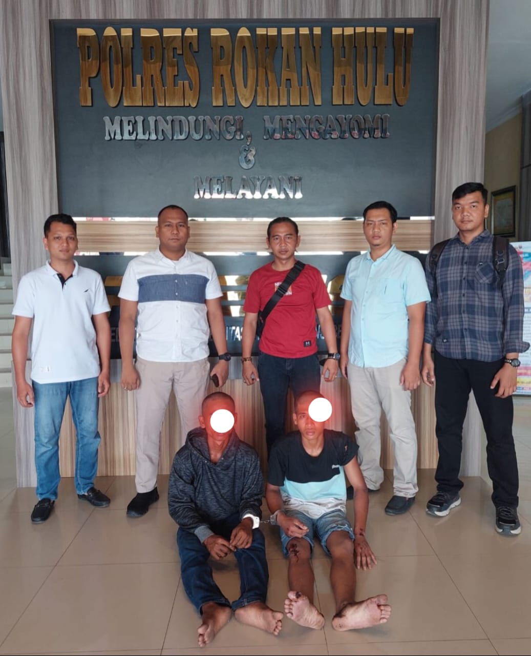 Tak Pakai Lama, Dalam Waktu Satu Jam, Dua  Jambret Keok  Di Tangan Team Resmob Polres Rohul