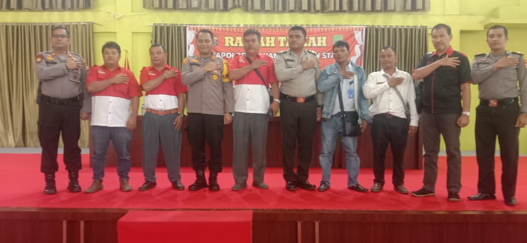 Ciptakan Kedekatan Dan Sinergitas, Kapolres Rohul Ramah-tamah Pengan Puluhan Insan Pers