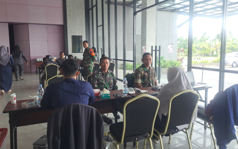 Dandim 0320 Dumai: Donor Darah Cerminan Kemanunggalan TNI dan Rakyat