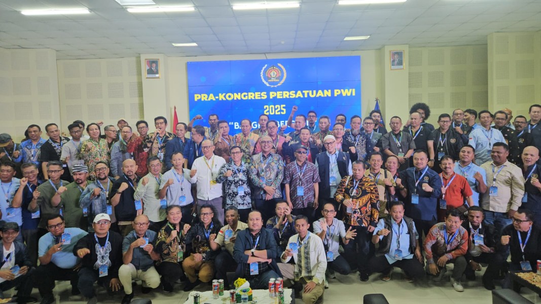 Doa untuk Almarhum Wina Armada dan Penandatanganan Pakta Integritas Warnai Pra-Kongres PWI 2025