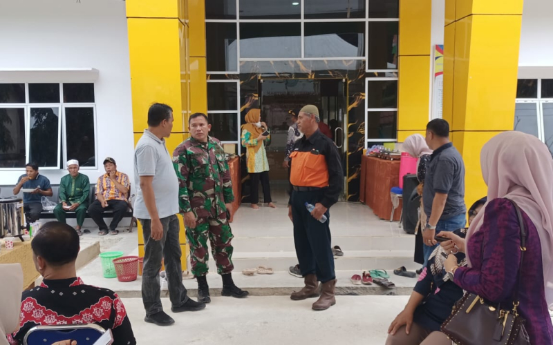 Danramil 03 Sungai Sembilan Hadiri Peresmian Gedung Baru Kantor Lurah Basilam Baru