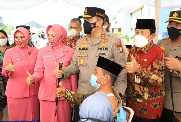Bupati Rohul, Forkopimda & ASN Sambut Kedatangan Kapolda Riau