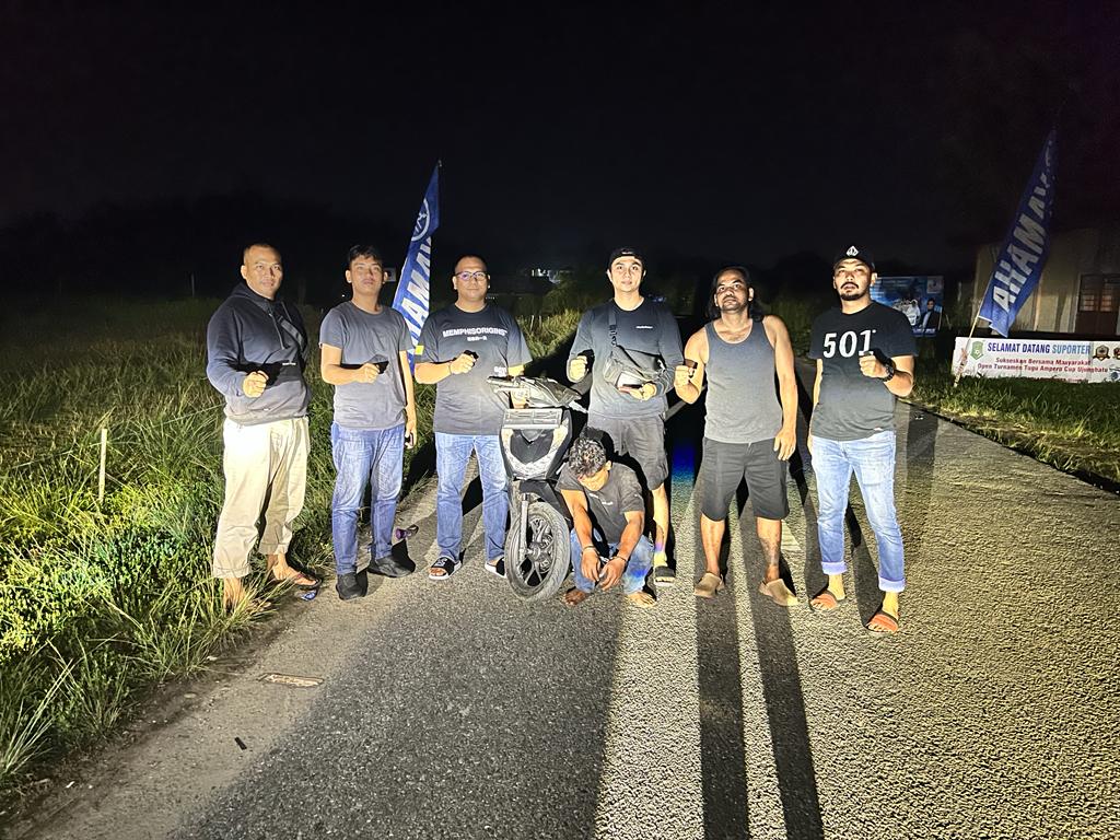 Maling Sepeda Motor Diringkus Team Resmob Polres Rohul