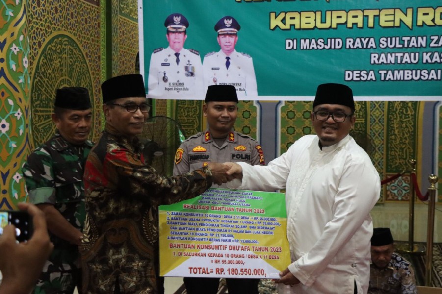 Operasi Tertib Rhamadhon 1444 H, Kapolres Rohul AKBP Pangucap Priyo Soegito SIK MH Dampingi Bupati Rokan Hulu Di Safari Rhamadhon
