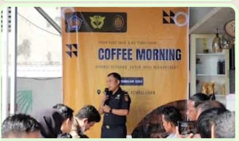Coffee Morning Bersama Insan Pers Inhil, Kepala BC Tembilahan Eka Purnama Putra Paparkan Capaian Tahun 2023