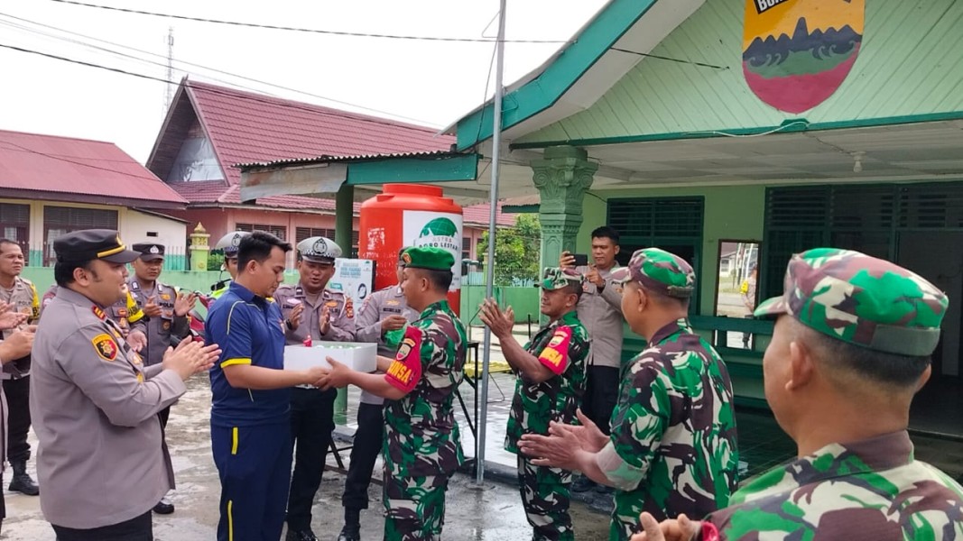 Sempena HUT TNI Ke-78, Koramil 10 Kunto Darussalam Dapat Ucapan Selamat Dari AKP Buyung Kardinal SH., MH