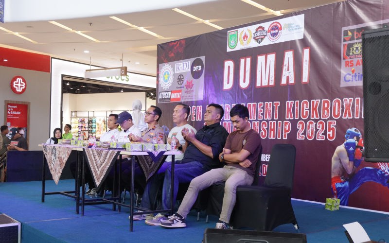 Kodim Dumai Hadiri Pembukaan Dumai Open Tournament Kickboxing Championship 2025
