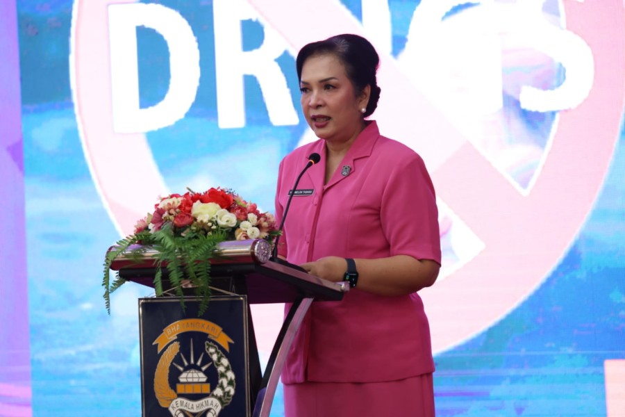 Sempena Peringatan Hari Kesatuan Gerak Bhayangkari Ke-71, Polda Kepri Gelar Sosialisasi Ceramah Narkoba