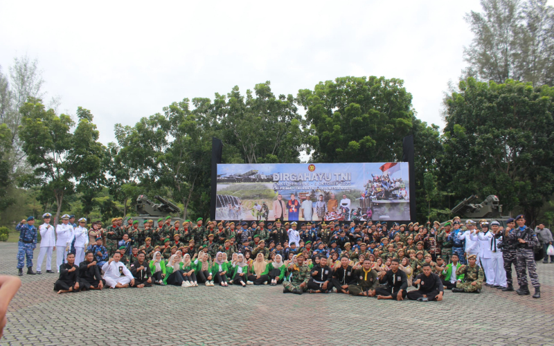 Kodim 0320 Dumai Tunjukkan Sinergitas pada Upacara HUT TNI ke-80 Tahun 2025