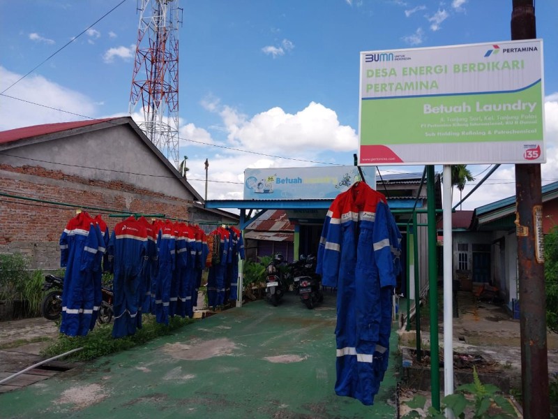Bapak-Bapak Mampu Kelola Green Laundry, Dari Nelayan ke Pengusaha Mandiri Lewat Program CSR Kilang Pertamina Dumai