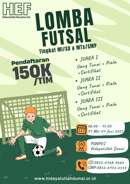 KONI Dukung dan Sambut Baik Ponpes Hidayatullah Adakan Lomba Futsal