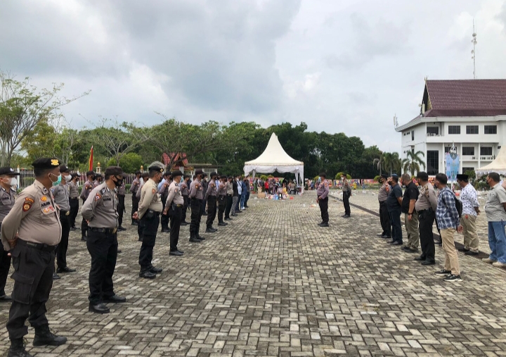 Harlah NU Ke 96 Dan Tabligh Akbar, Wakapolres Rohul Pimpin Pengamanan