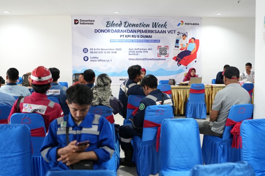 Banjir Antusias! Kilang Pertamina Dumai dan Sungai Pakning Berhasil Kumpulkan 600 Kantong Darah untuk Masyarakat, Bukti Nyata Kepedulian untuk Sesama