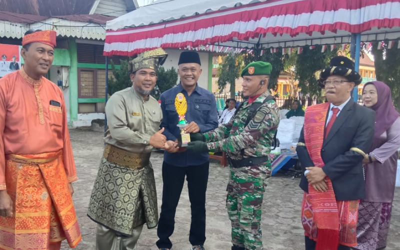 Rayakan HUT RI ke-80, Koramil 01 Dumai Adakan Lomba Kampung Semarak Antar Kecamatan