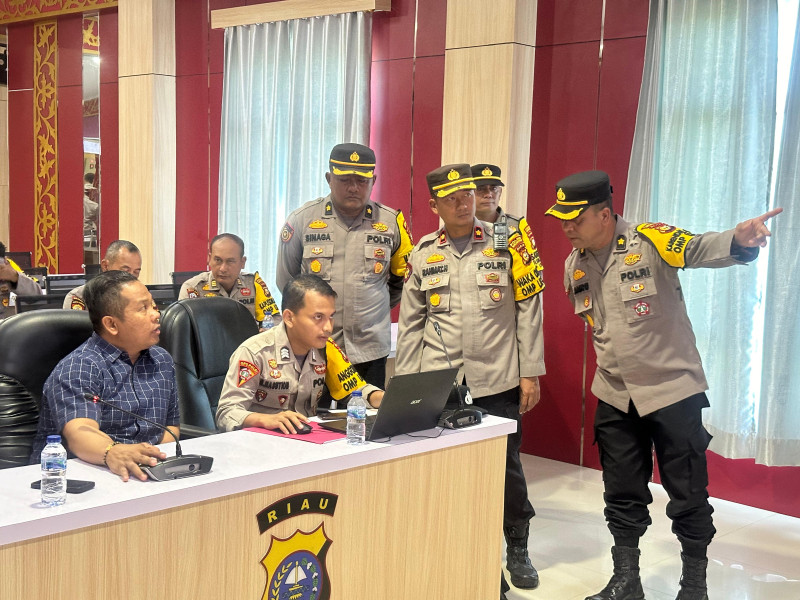 Pastikan Kesiapan Posko Operasi Mantap Praja Lancang Kuning Tahun 2024, Wakapolres Rohul Giat Pengecekan