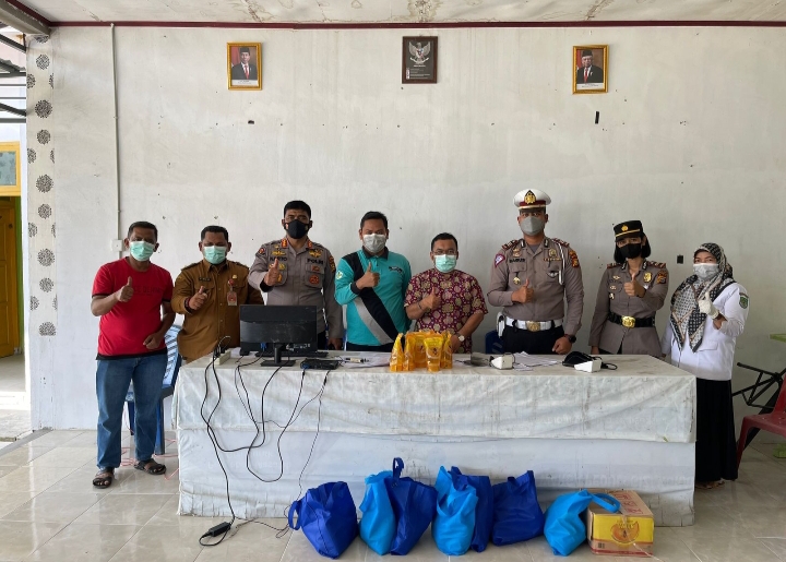 Tim Asistensi Polda Riau Dalam Penanggulangan Covid-19, Begini Giat Kombes Pol Sunarto Di Rohul