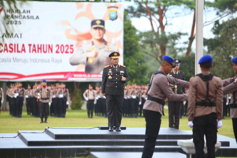 Upacara Hari Lahir Pancasila, Kapolda Tekankan Penguatan Ideologi dan Disiplin Personel