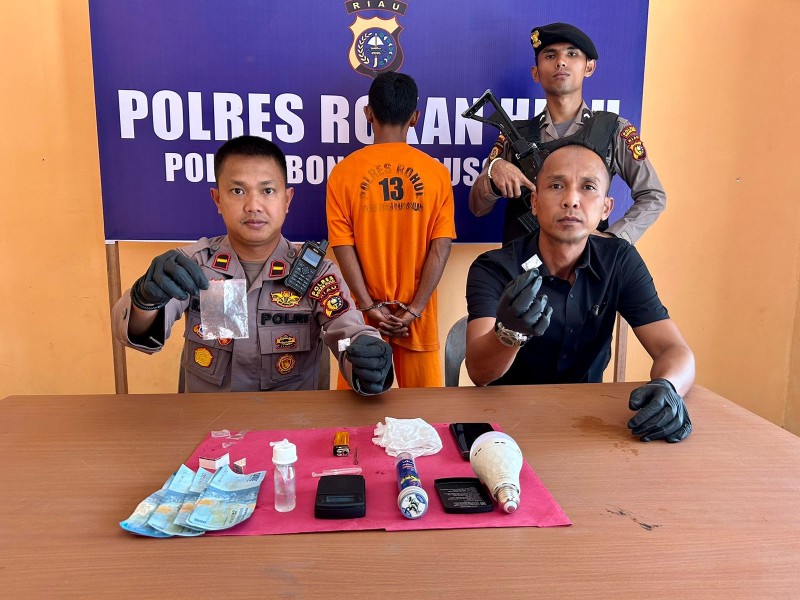 Pengedar Sabu Tak Berkutik Diringkus Personil Polsek Bonaidarussalam