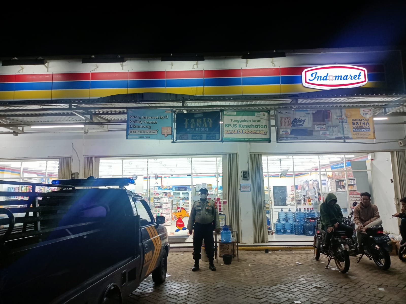 Ciptakan Rasa Aman Dan  Kondusif, Personil Polsek Rambah Hilir Laksanakan Patroli  Harkamtibmas