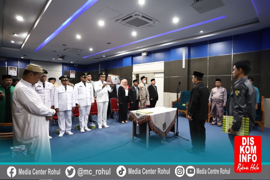 Rotasi Pejabat Eselon III, Empat Camat Dilantik Bupati Rohul H Sukiman