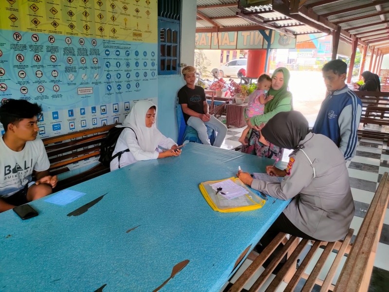Dalam OPLK2023, Lima Pengendera Dapat Teguran Dari Personil Sat Lantas Polres Rohul