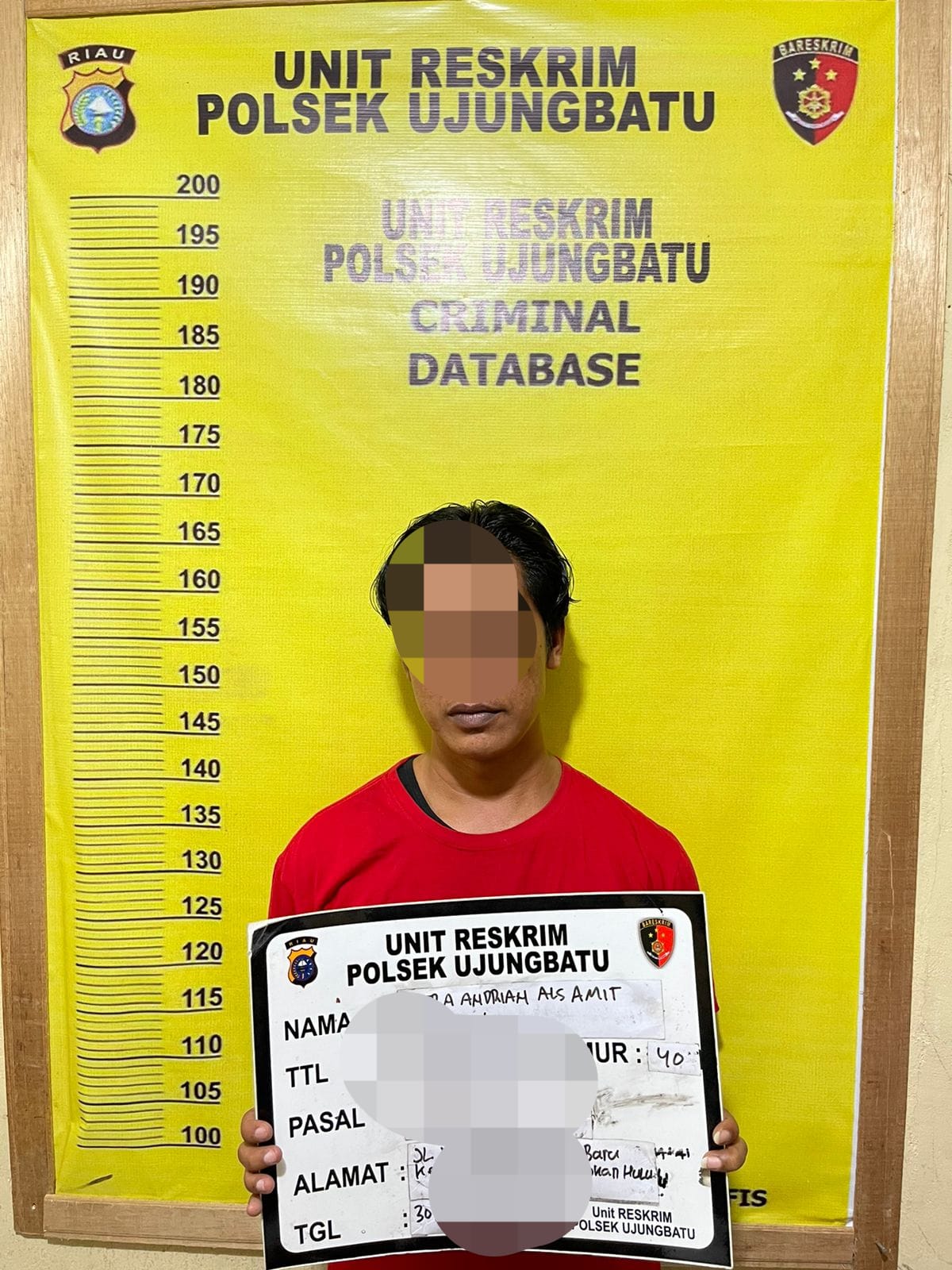 Seorang Pelaku Judi Togel Ditangkap Personil Polsek Ujung Batu