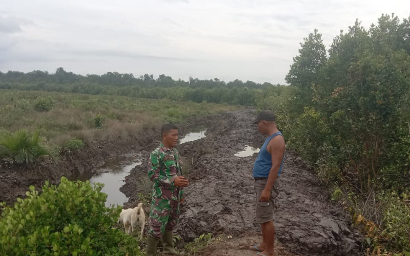Serka Afnal Ajak Masyarakat Sungai Sembilan Cegah Kebakaran Lahan