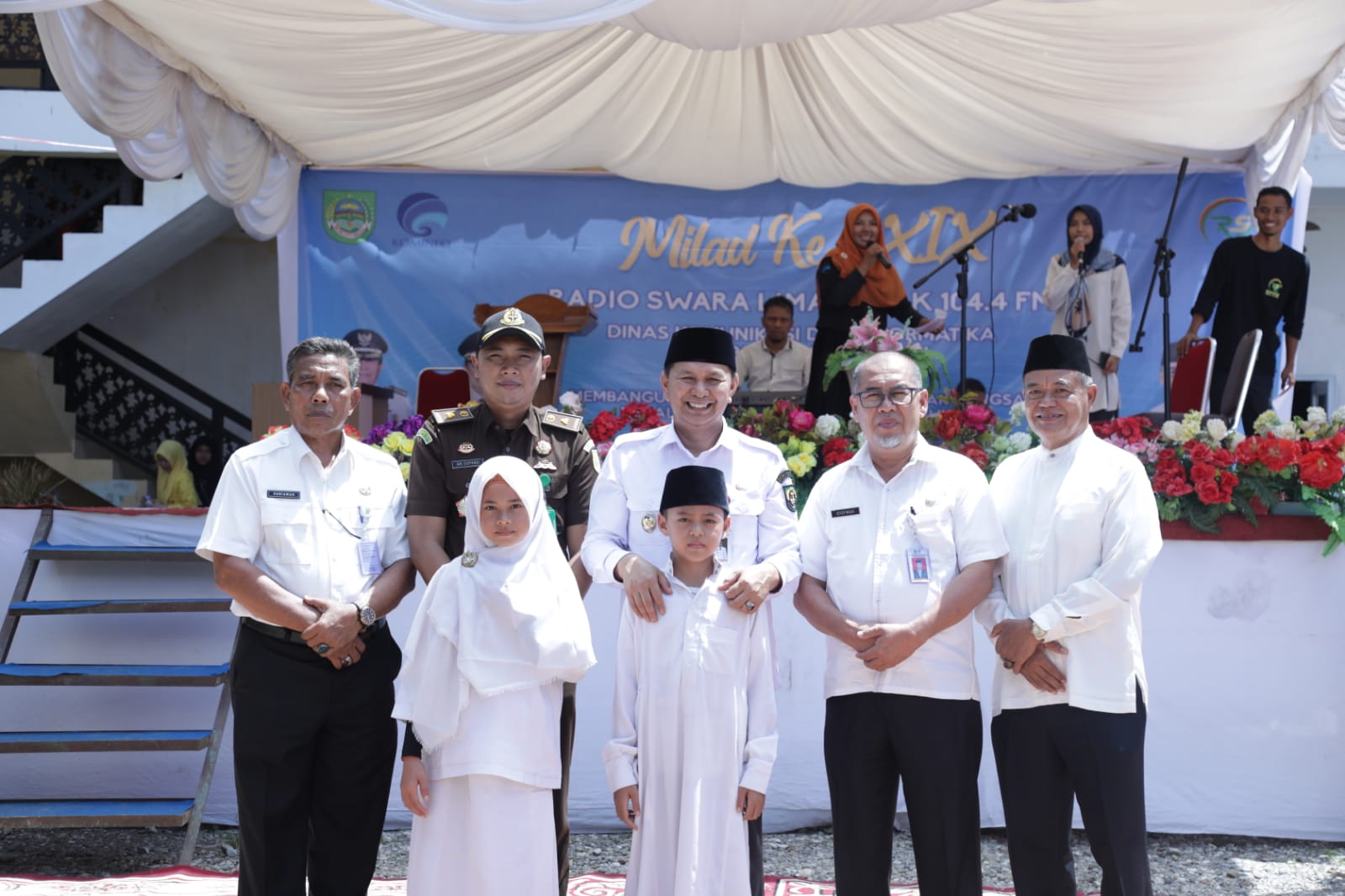 Pembacaaan Surah Al Mukminun Oleh Qori Achmad Harun Asshidiqy dan Arimbi Mengawali Pembukaan Milad RSLL Ke XIX
