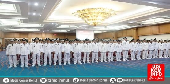 Pengukuhan Perpanjangan Masa Jabatan Kepala Desa Seluruh Rohul