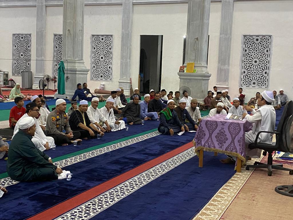 Tim Ops  Tertib Ramadhan LK2023, Personil Polsek Kepenuhan Giat Ibadah Shalat Tarawih Keliling Di Masjid